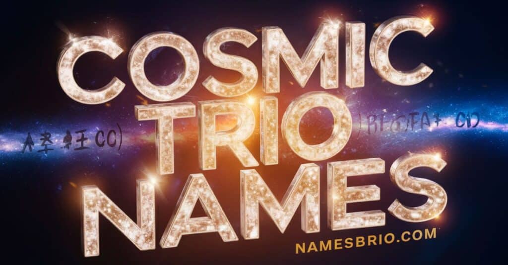 Cosmic Trio Names