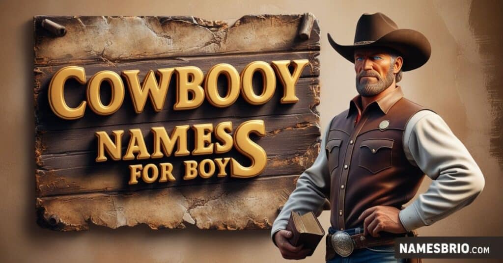 Cowboy Names For Boys