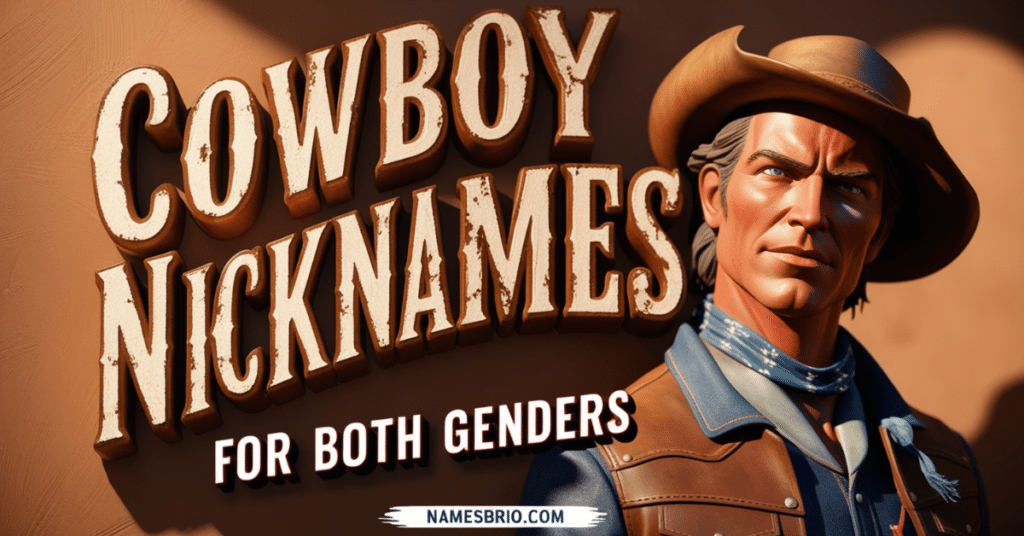 Cowboy Nicknames For Both Genders