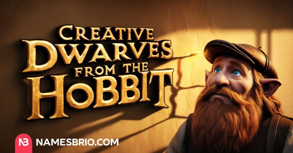 Creative Dwarves Names From The Hobbit