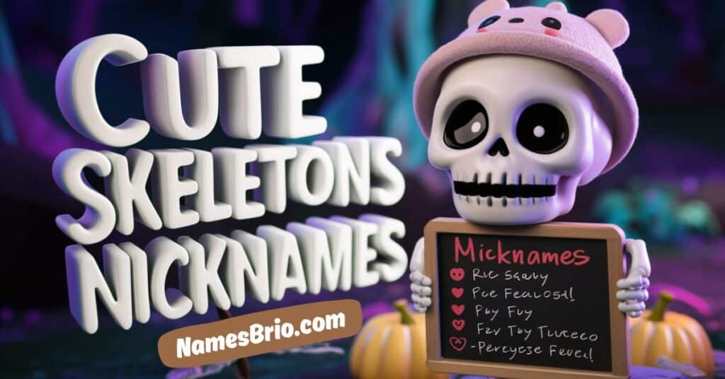 Cute Skeletons Nicknames