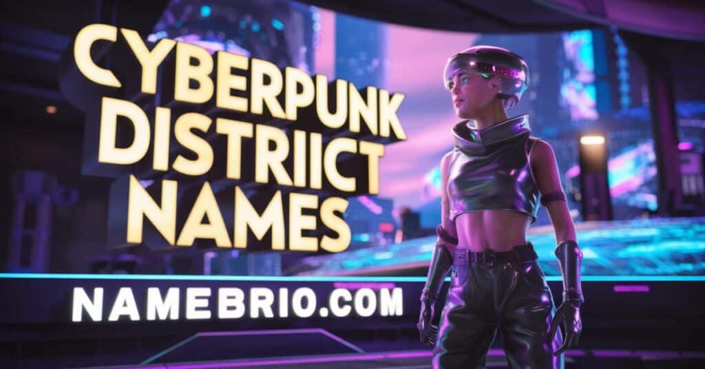 Cyberpunk District Names