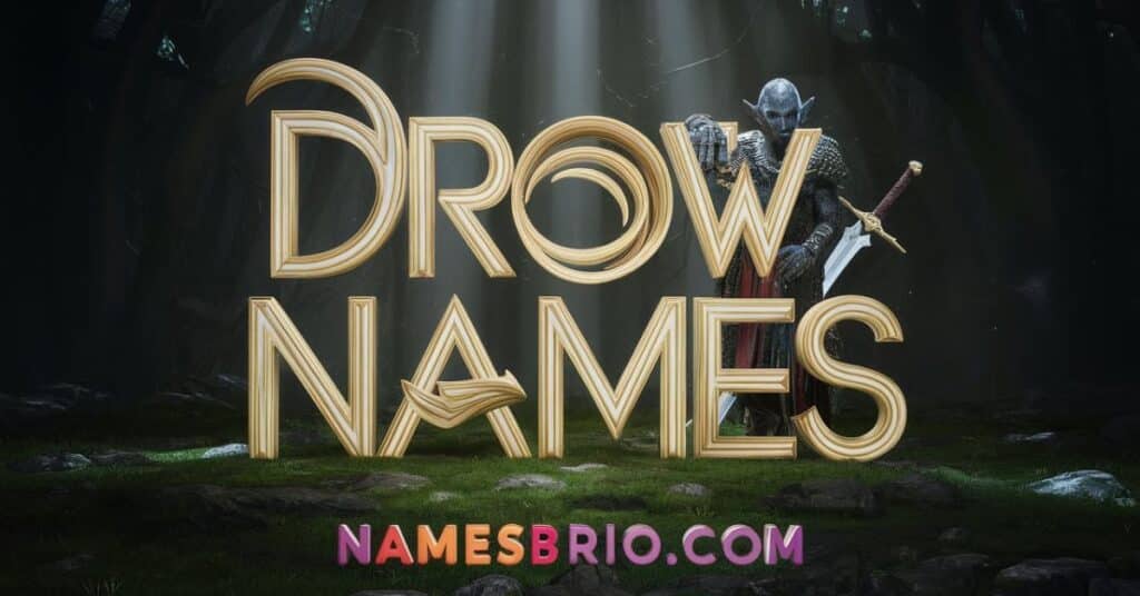 Drow Names