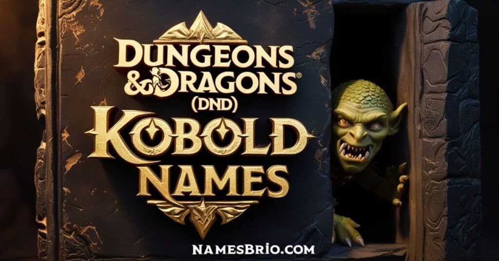 Dungeons & Dragons (DnD) Kobold Names