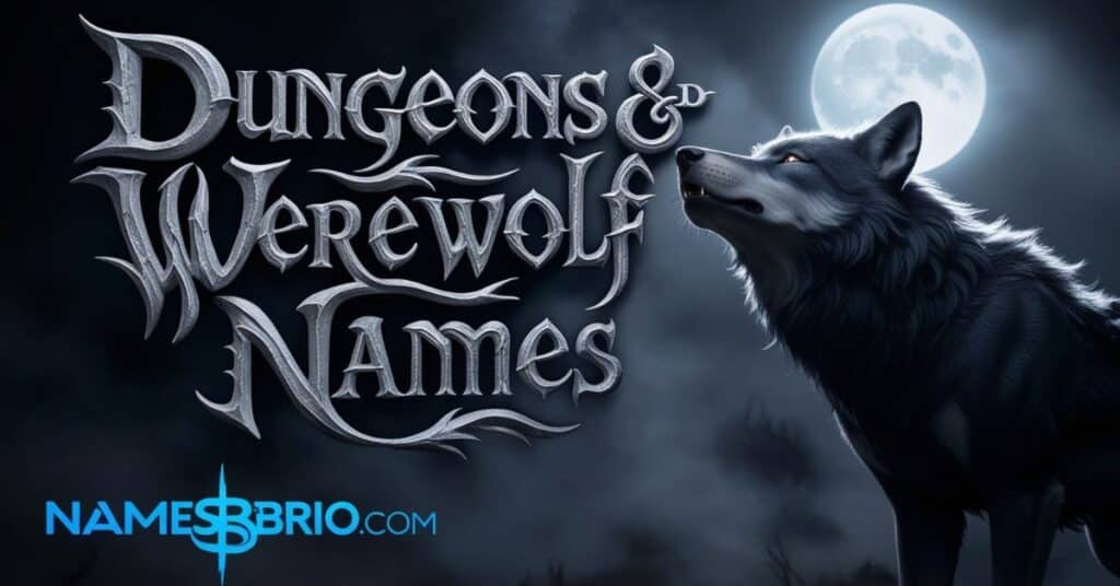 Dungeons & Dragons (DnD) Werewolf Names