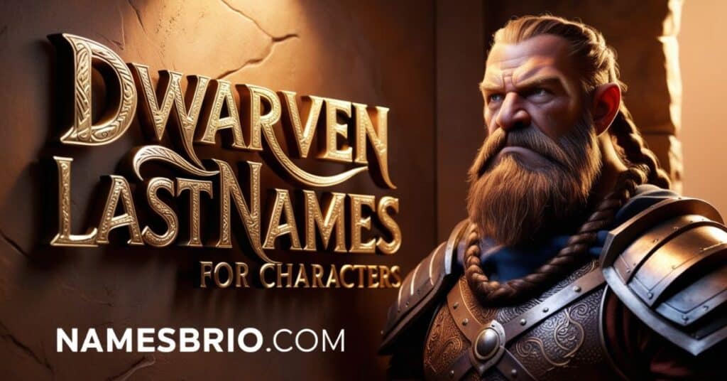 Dwarven Last Names for Characters