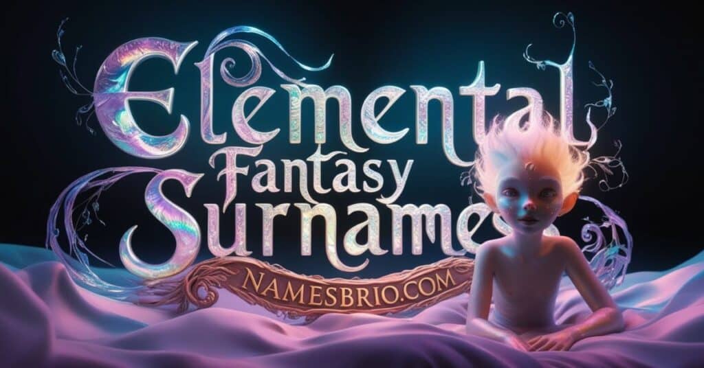 Elemental Fantasy Surnames