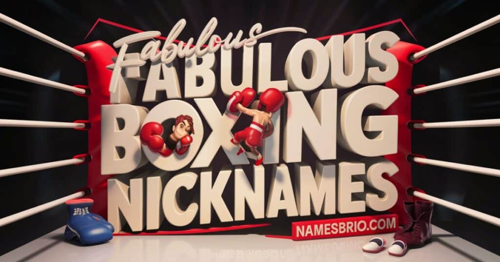 Fabulous Boxing Nicknames