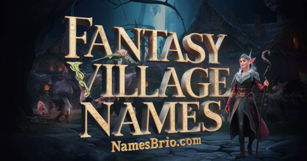 Fantasy Elf Village Names