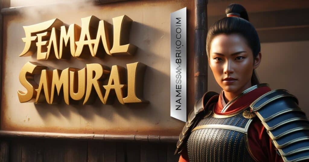 Female Samurai Names