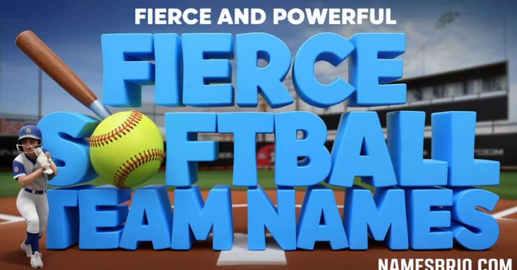 Fierce and Powerful Softball Team Names