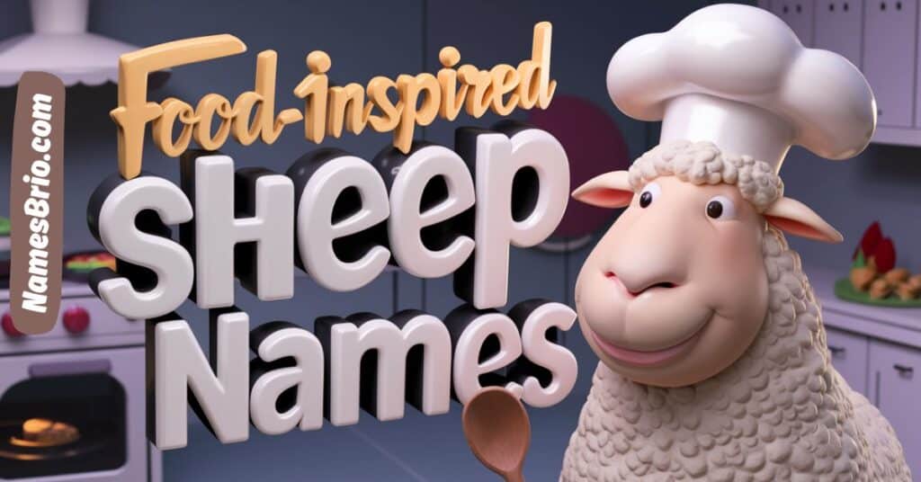 Food-Inspired Sheep Names