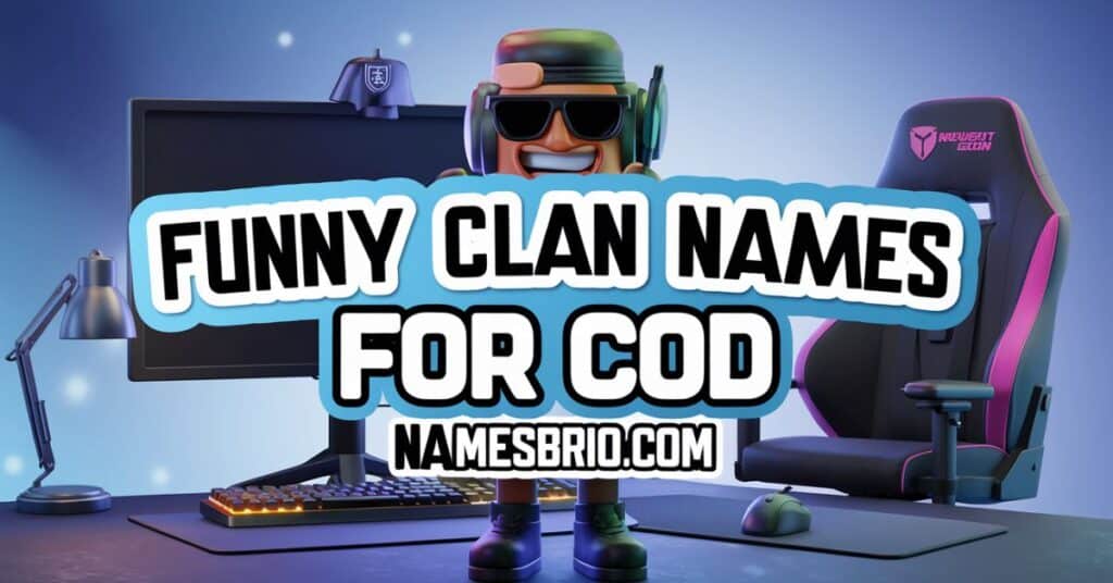 Funny Clan Names for COD