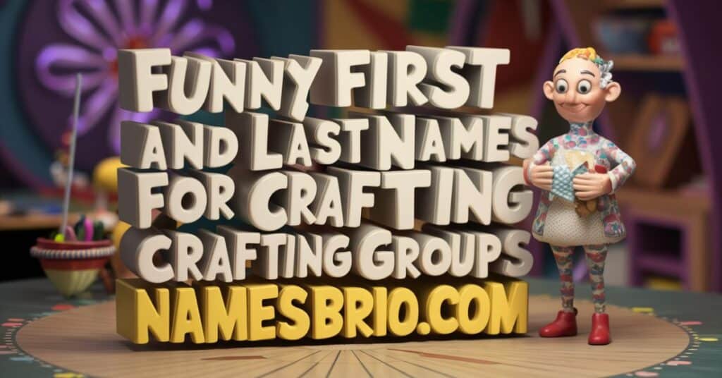 Funny First and Last Names For Crafting Groups