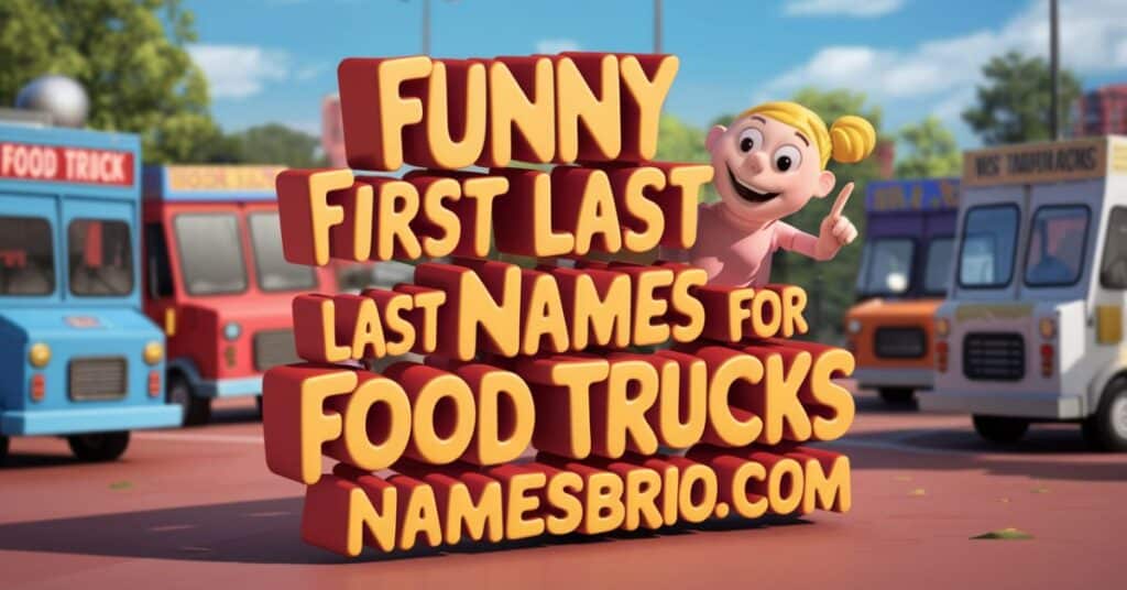 Funny First and Last Names For Food Trucks