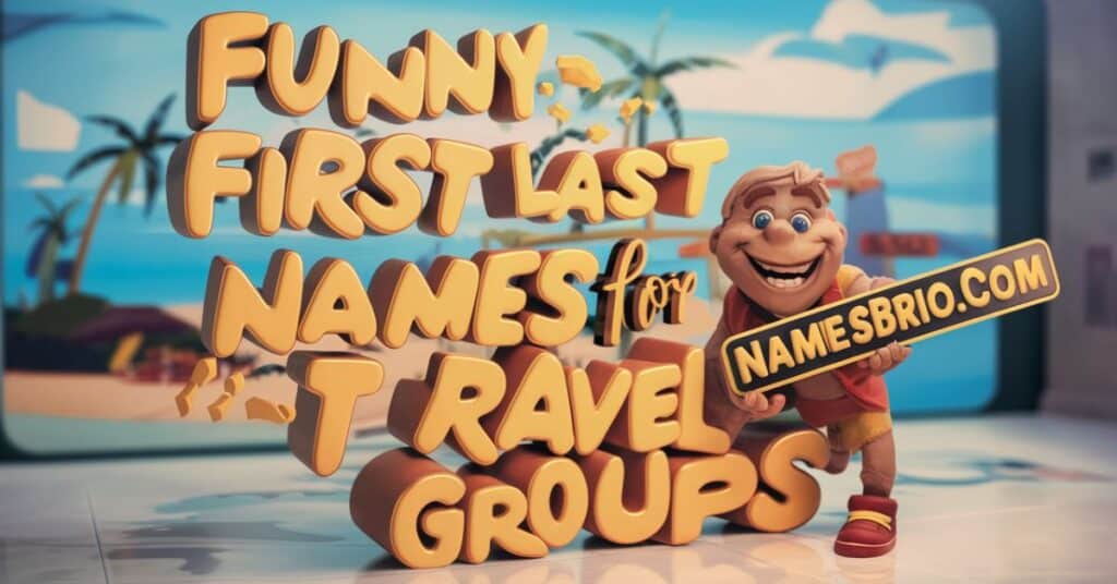 Funny First and Last Names For Travel Groups