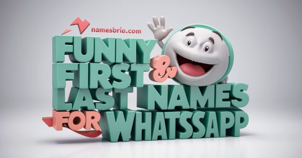 Funny First and Last Names For WhatsApp