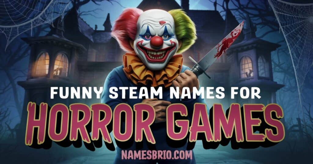 Funny Steam Names for Horror Games