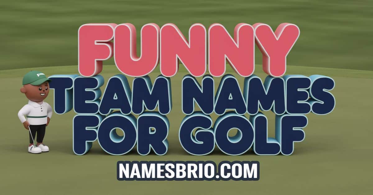 Funny Golf Team Names