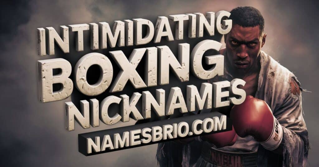 Intimidating Boxing Nicknames