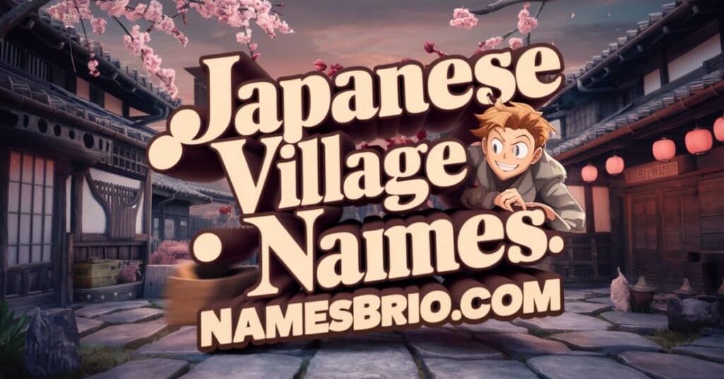 Japanese Village Names