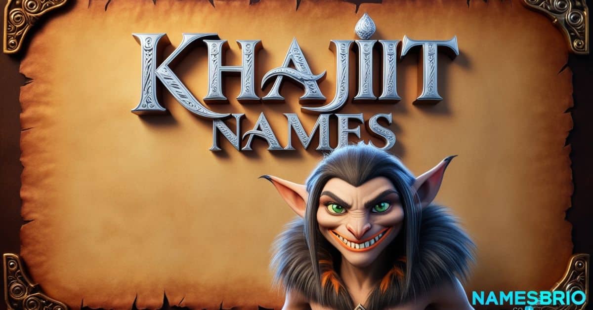 Khajiit Names