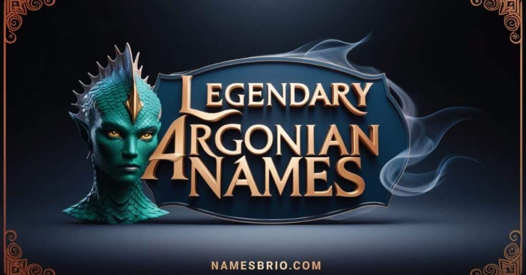 Legendary Argonian Names