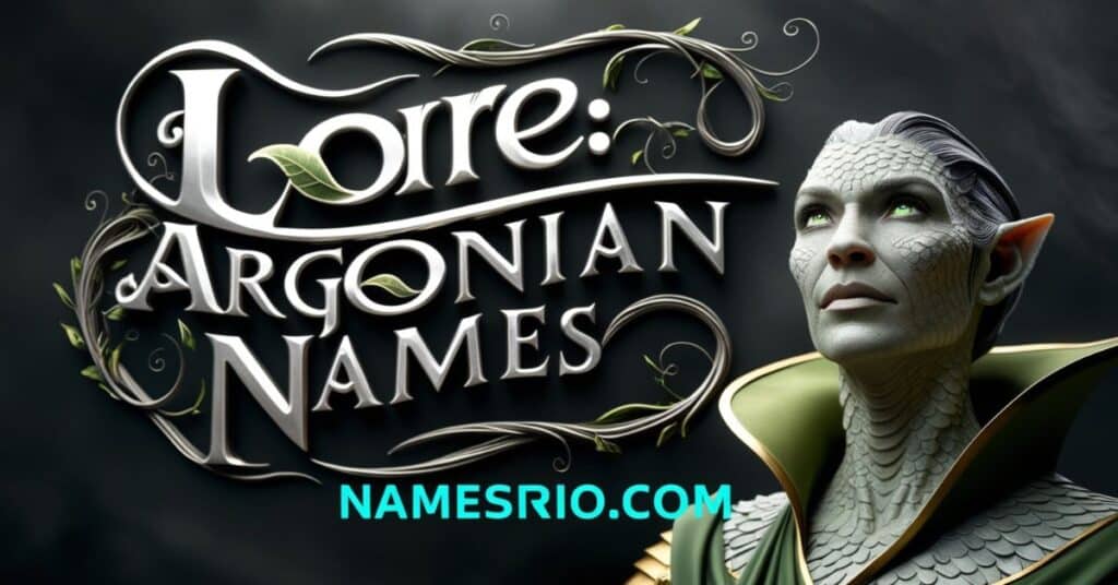 Lore: Argonian Names