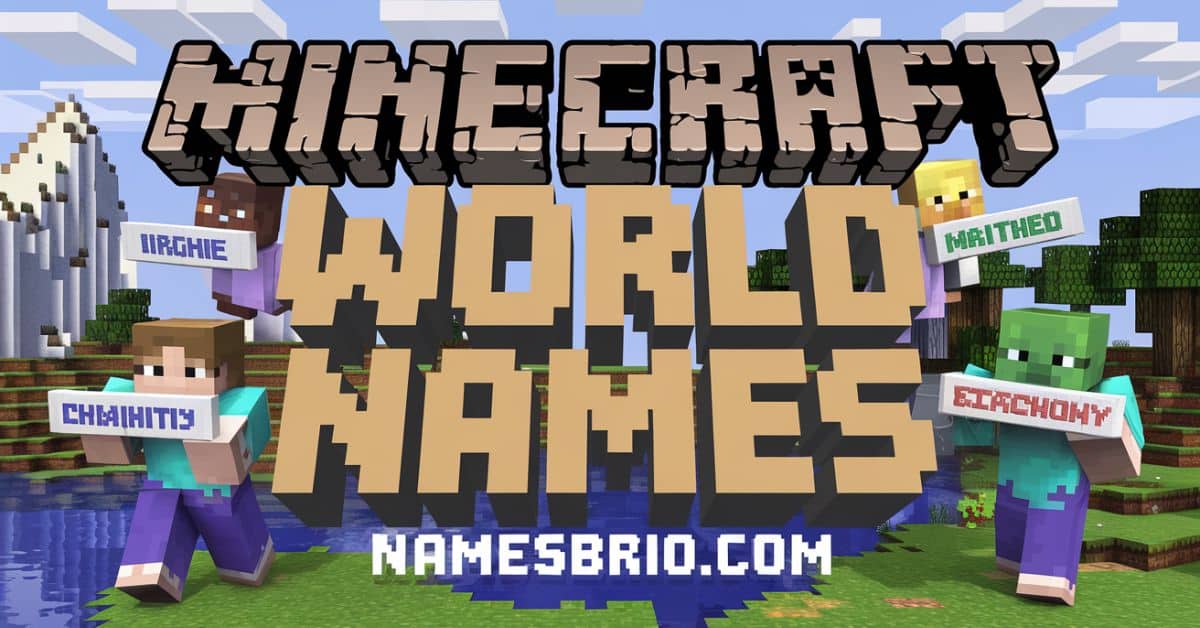 Minecraft World Names