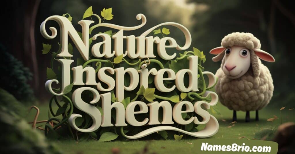 Nature-Inspired Sheep Names