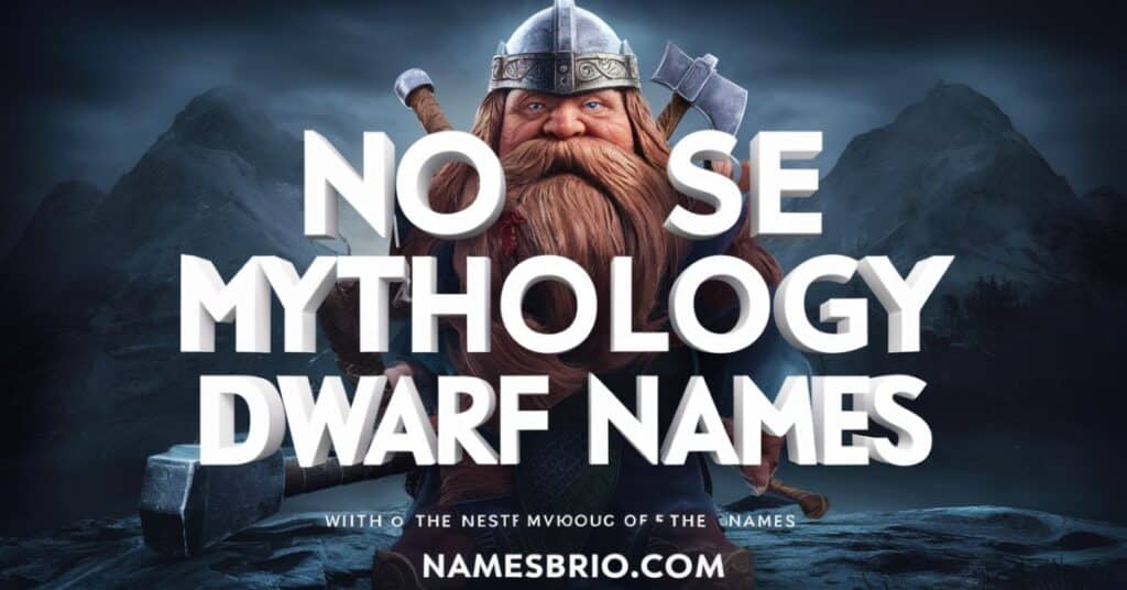 Norse Mythology Dwarf Names