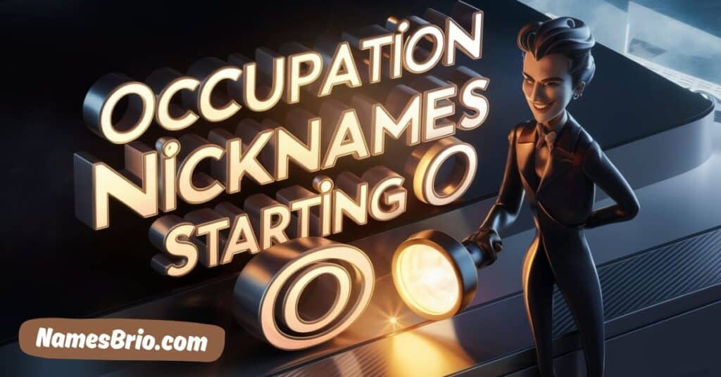 Occupation Nicknames Starting with O