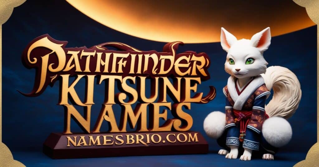 Pathfinder Kitsune Names