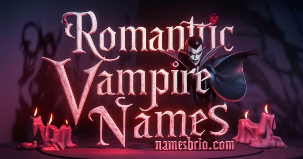 Romantic Vampire Names