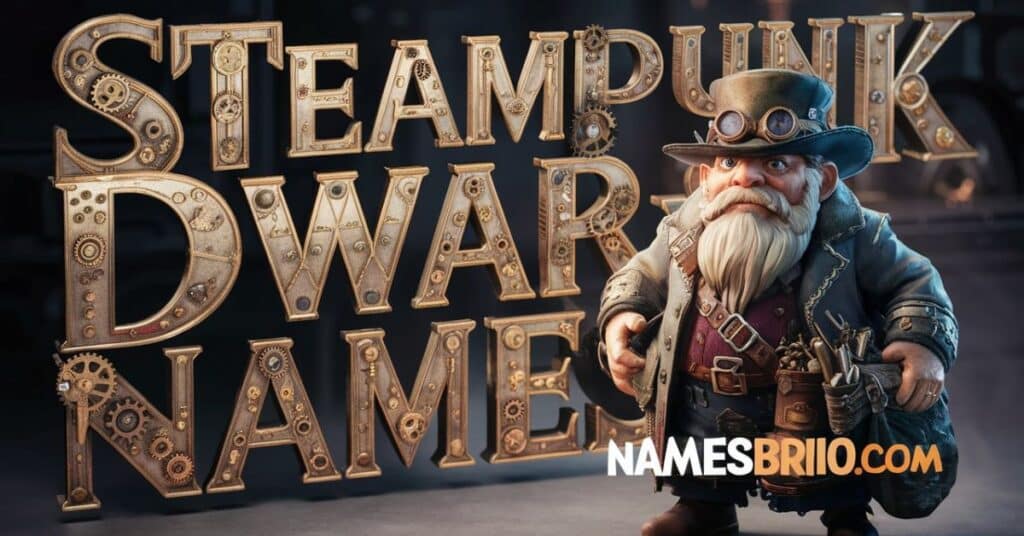 Steampunk Dwarf Names