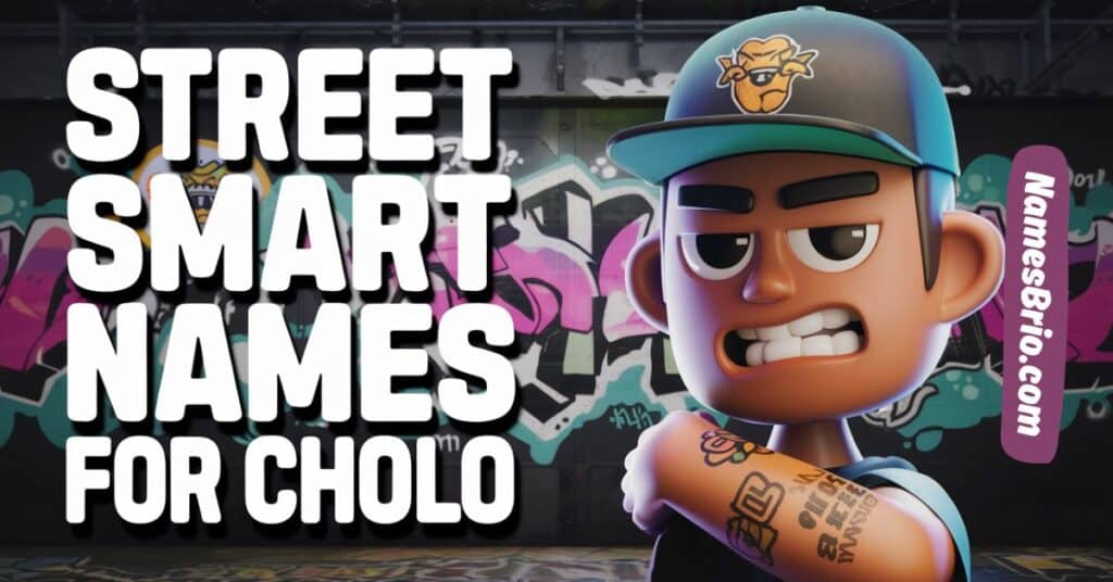 Street Smart Names for Cholo