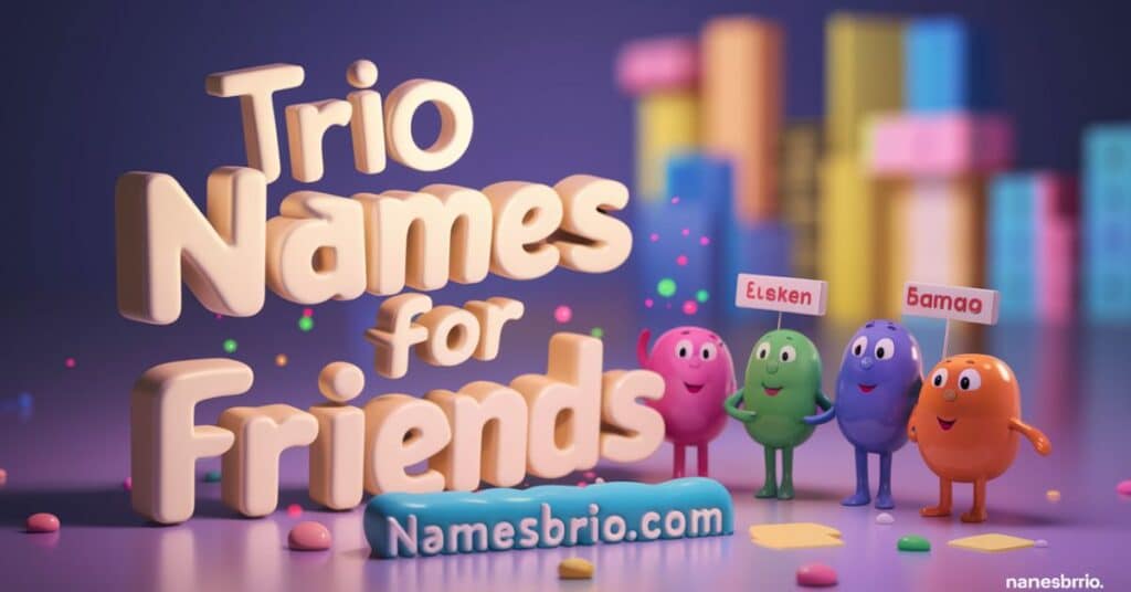 Trio Names for Friends