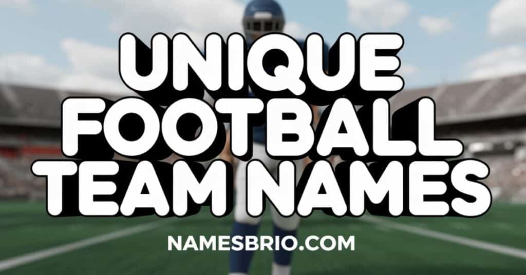 Unique Football Team Names