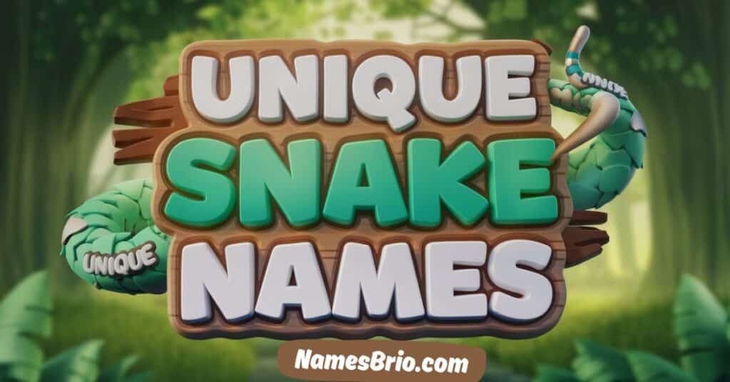 Unique Snake Names