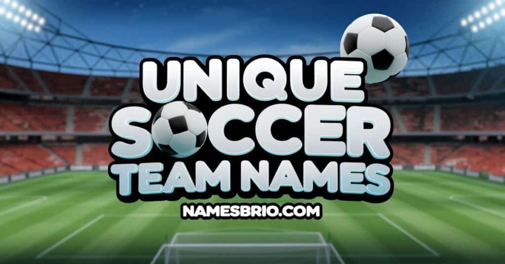 Unique Soccer Team Names