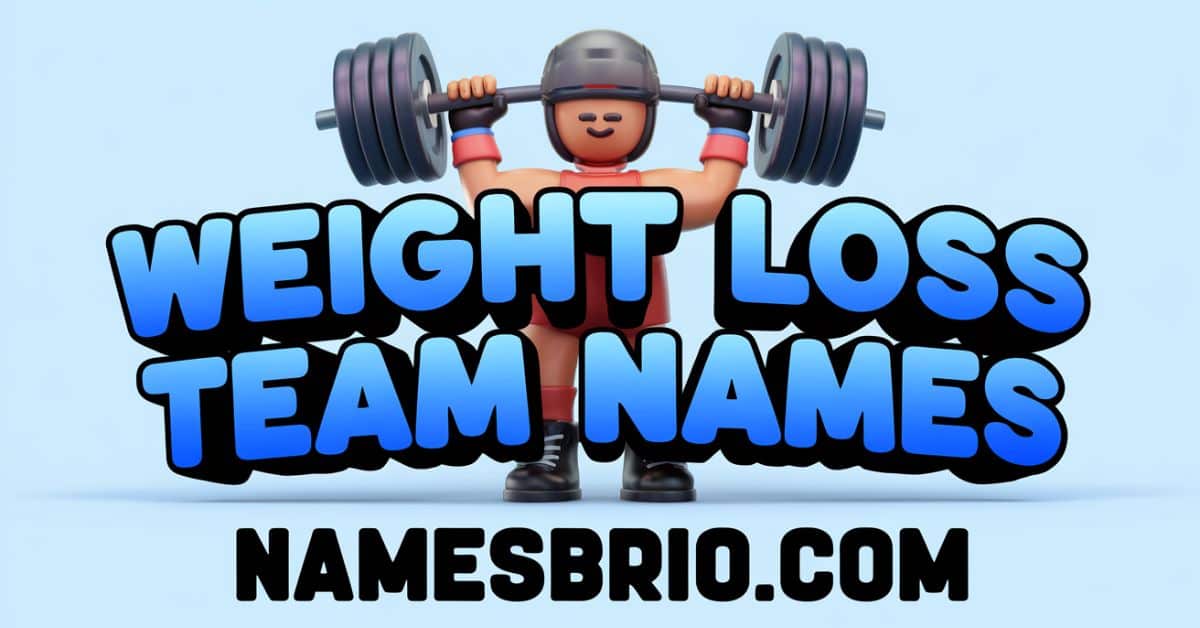 Weight Loss Team Names