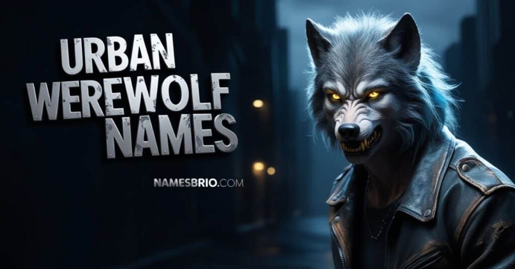 Urban Werewolf Names