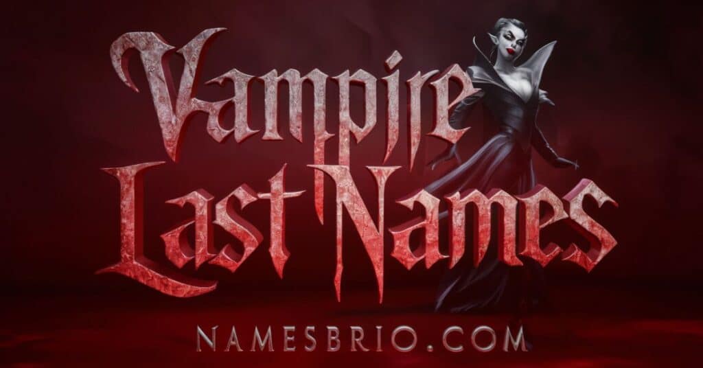 Vampire Last Names