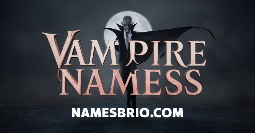 Vampire names