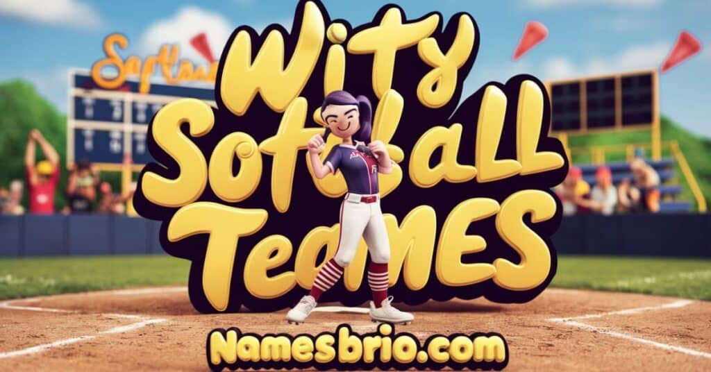 Witty Softball Team Names