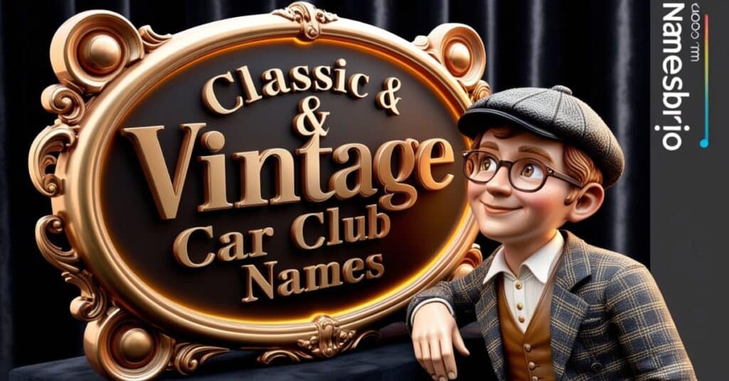 Classic & Vintage Car Club Names