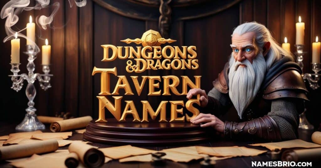 Dungeons & Dragons Tavern Names