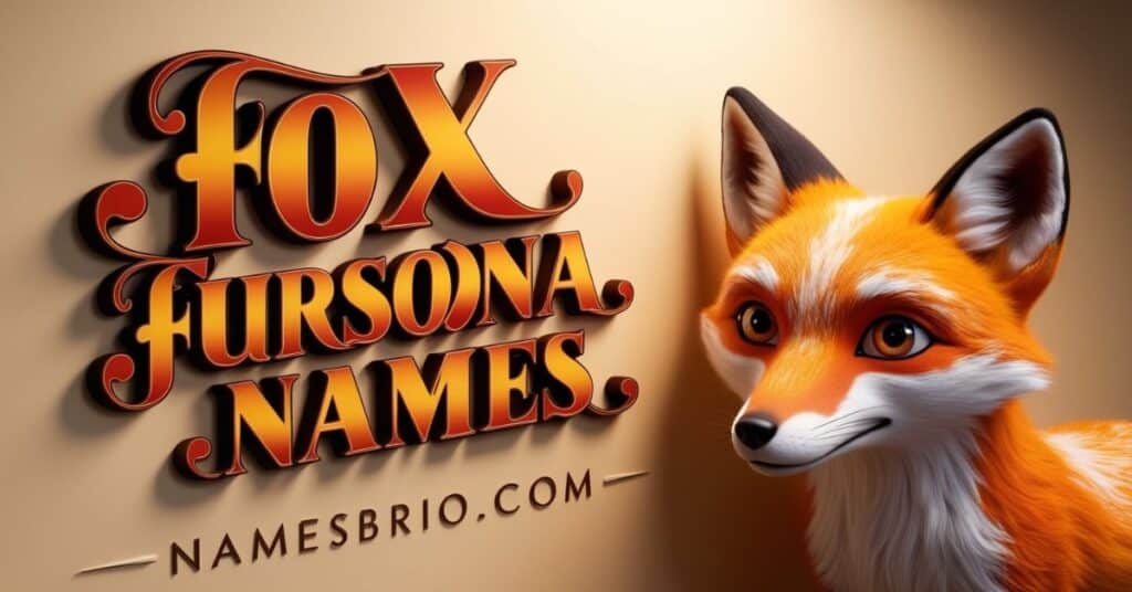 Fox Fursona Names